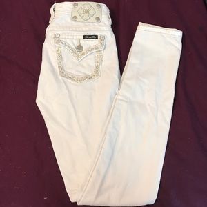 White skinny jeans!