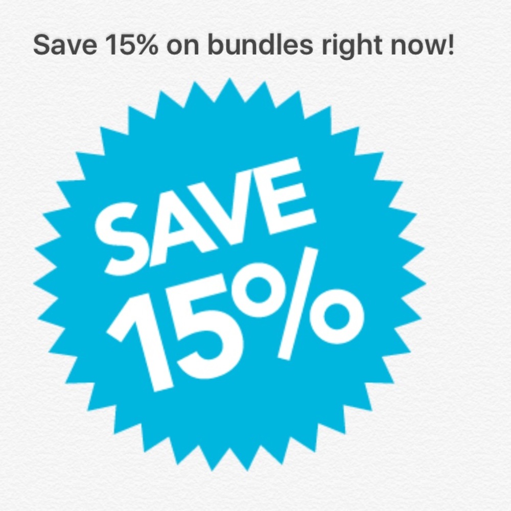 Bundles are 15% off