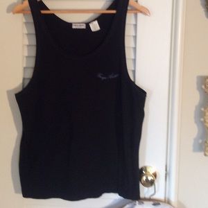 Men's vintage Giorgio Armani black tank.