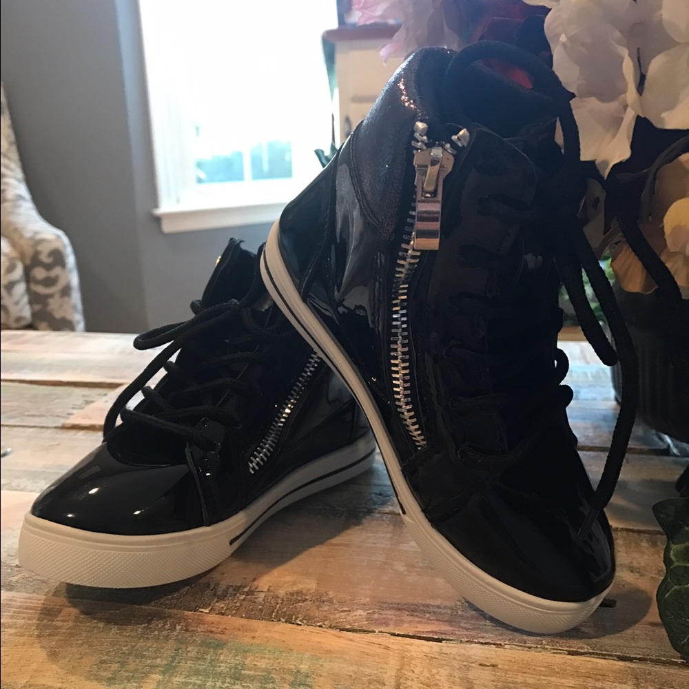 High top sneakers