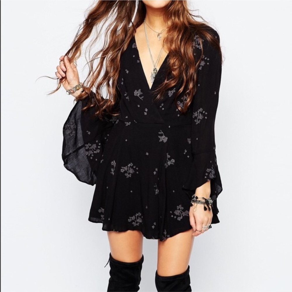 Free people jasmine embroidered dress