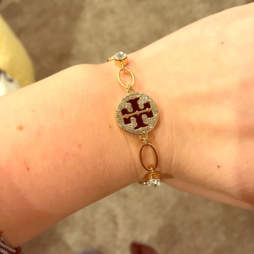 Tory Burch dainty logo bracelet