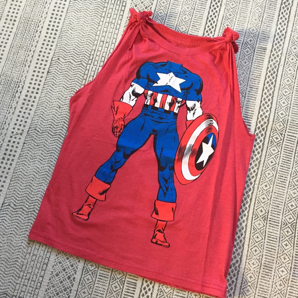  DIY Captain America Muscle Tee