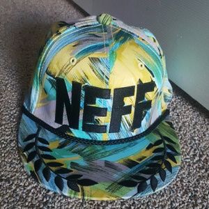 NEFF snapback hat.