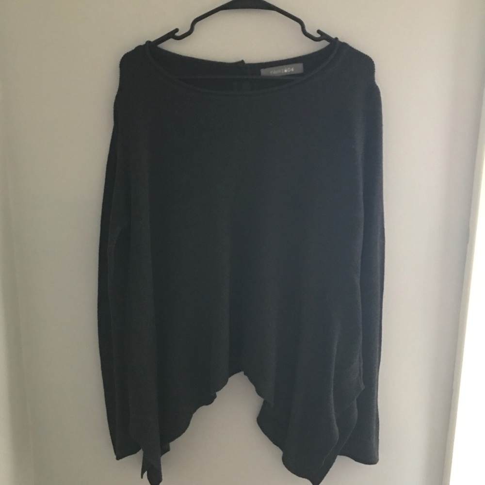 Poncho style sweater