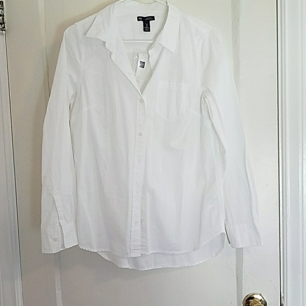 gap boyfriend fit shirt