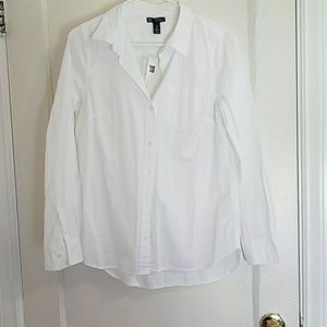 gap boyfriend fit shirt