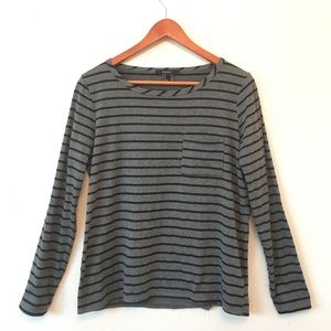 STRIPED FOREVER 21 TOP W/ POCKET