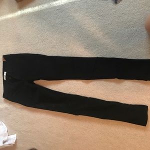Hollister size 24 super skinny black jeans
