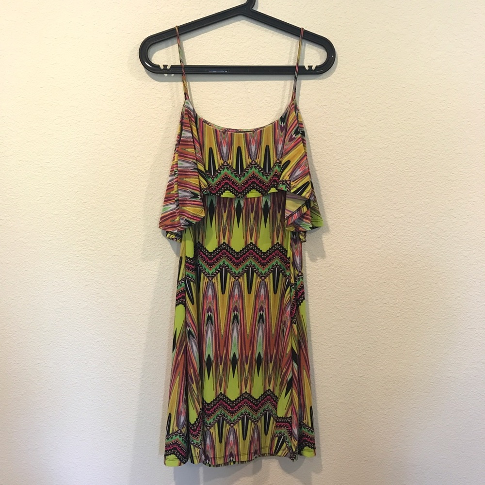 Ariella multicolor print dress