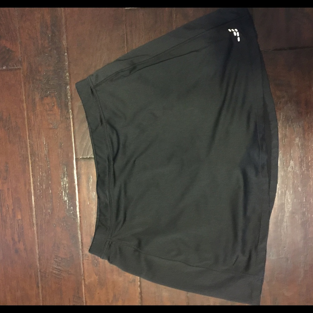 Black tennis skirt