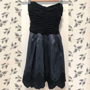 Black Strapless Dress