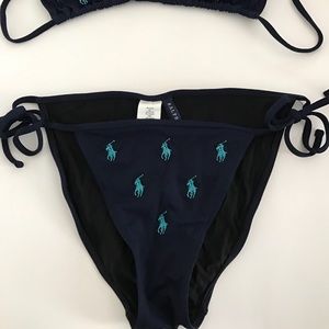 Ralph Lauren polo horse embroidered bikini bottom