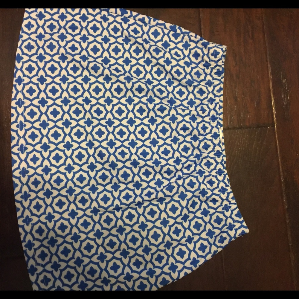 Smash Gal blue and white tennis skirt