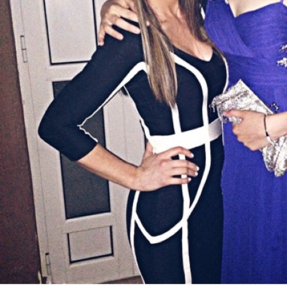 French connection bandage dress