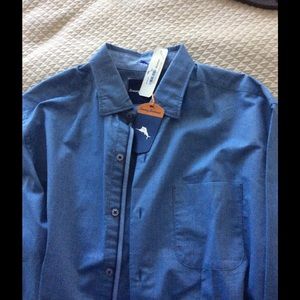 Tommy Bahama blue shirt