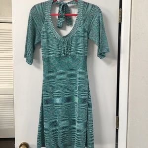 Tie Back Multi Colored Dress