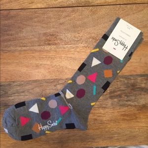 Happy Socks Men's Socks - Grey Multi