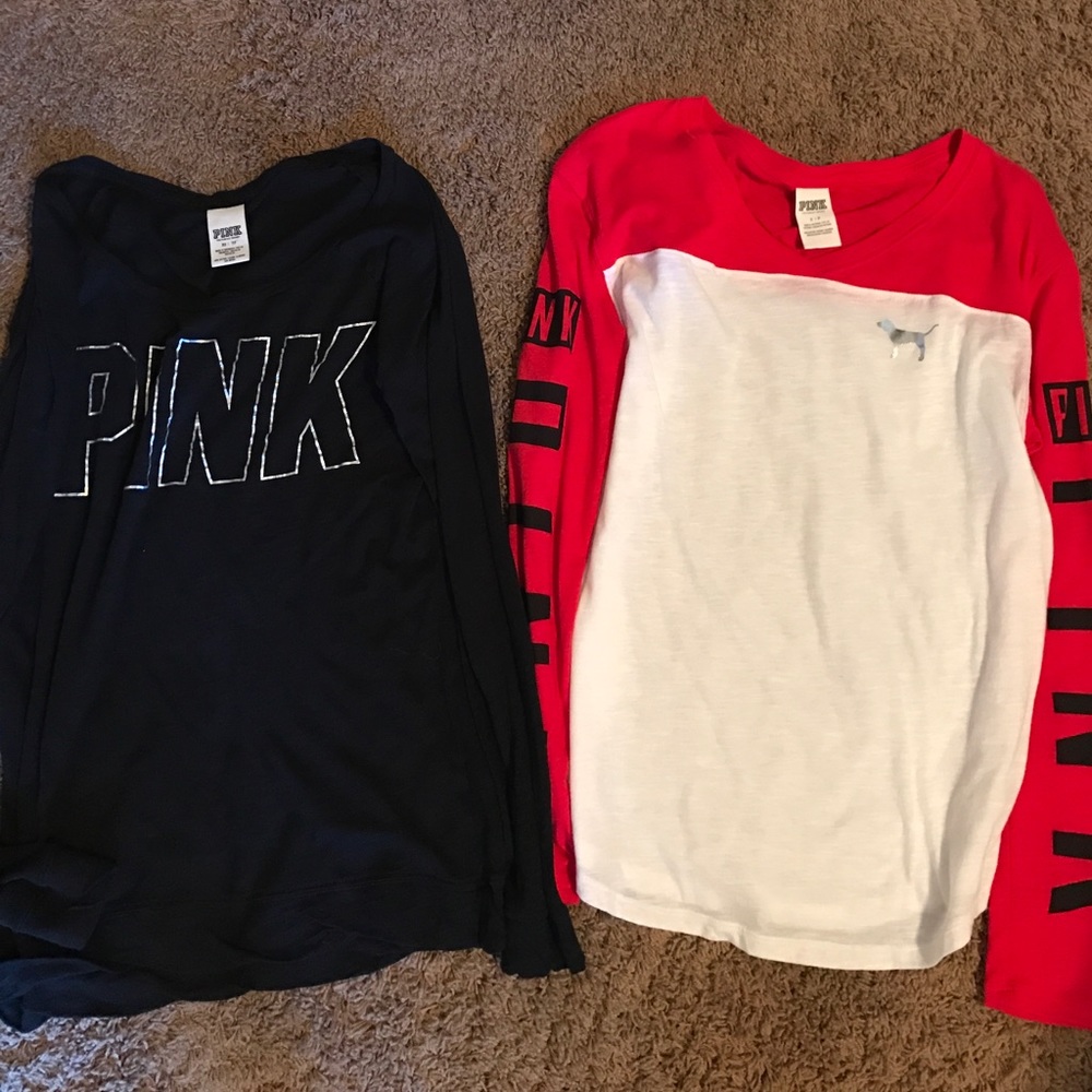 VS PINK tops bundle of 2