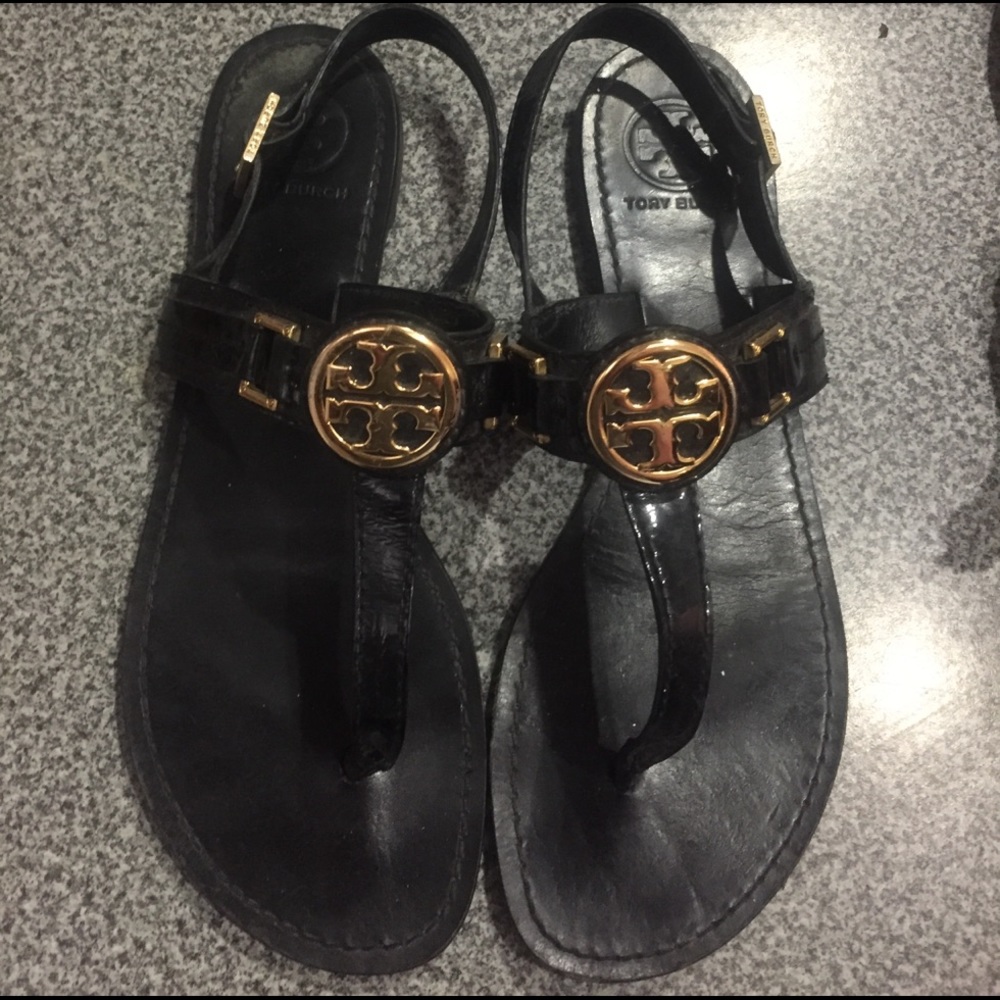 Tory Burch sandals.