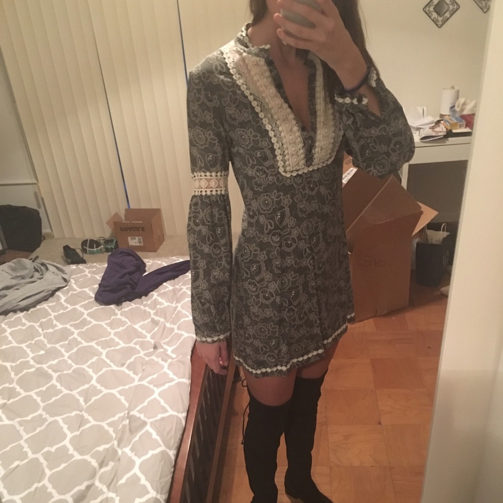 Long sleeve Free People dress