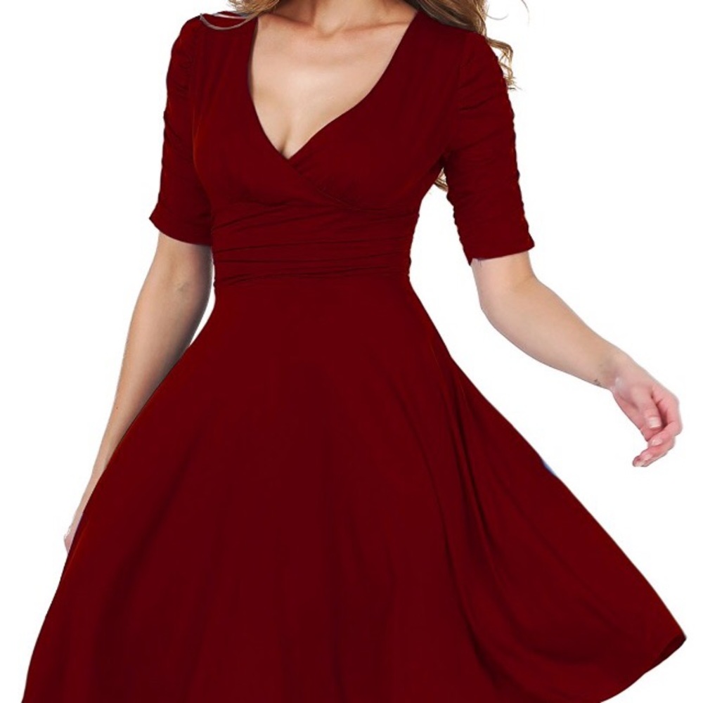 Brand-new  dress 👗 Burgundy