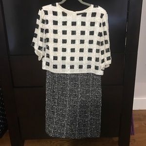 St. John hand beaded dress