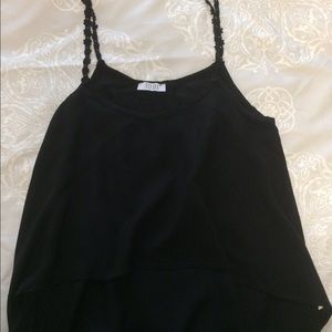 Black Tobi crop/tank top