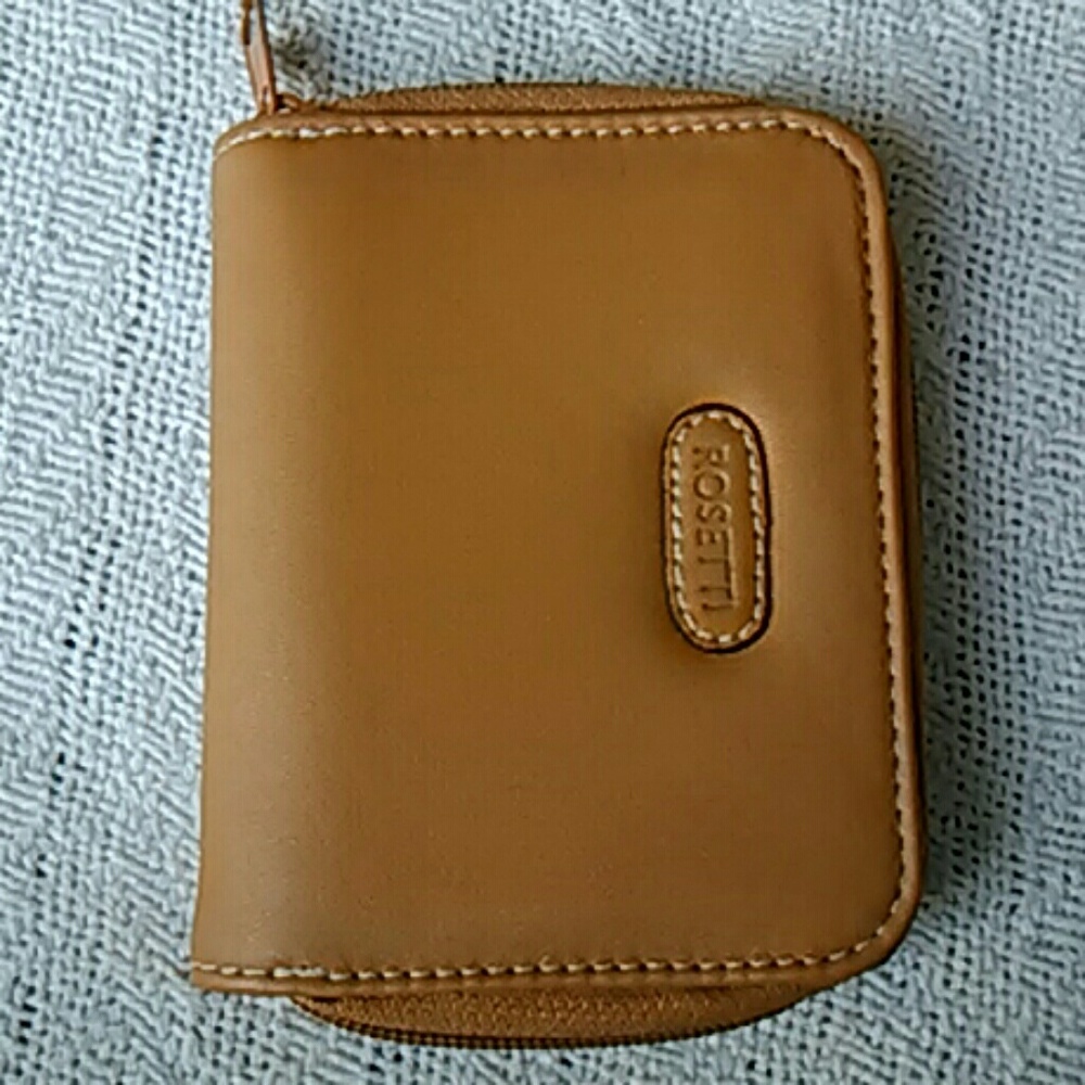 New cute small tan wallet
