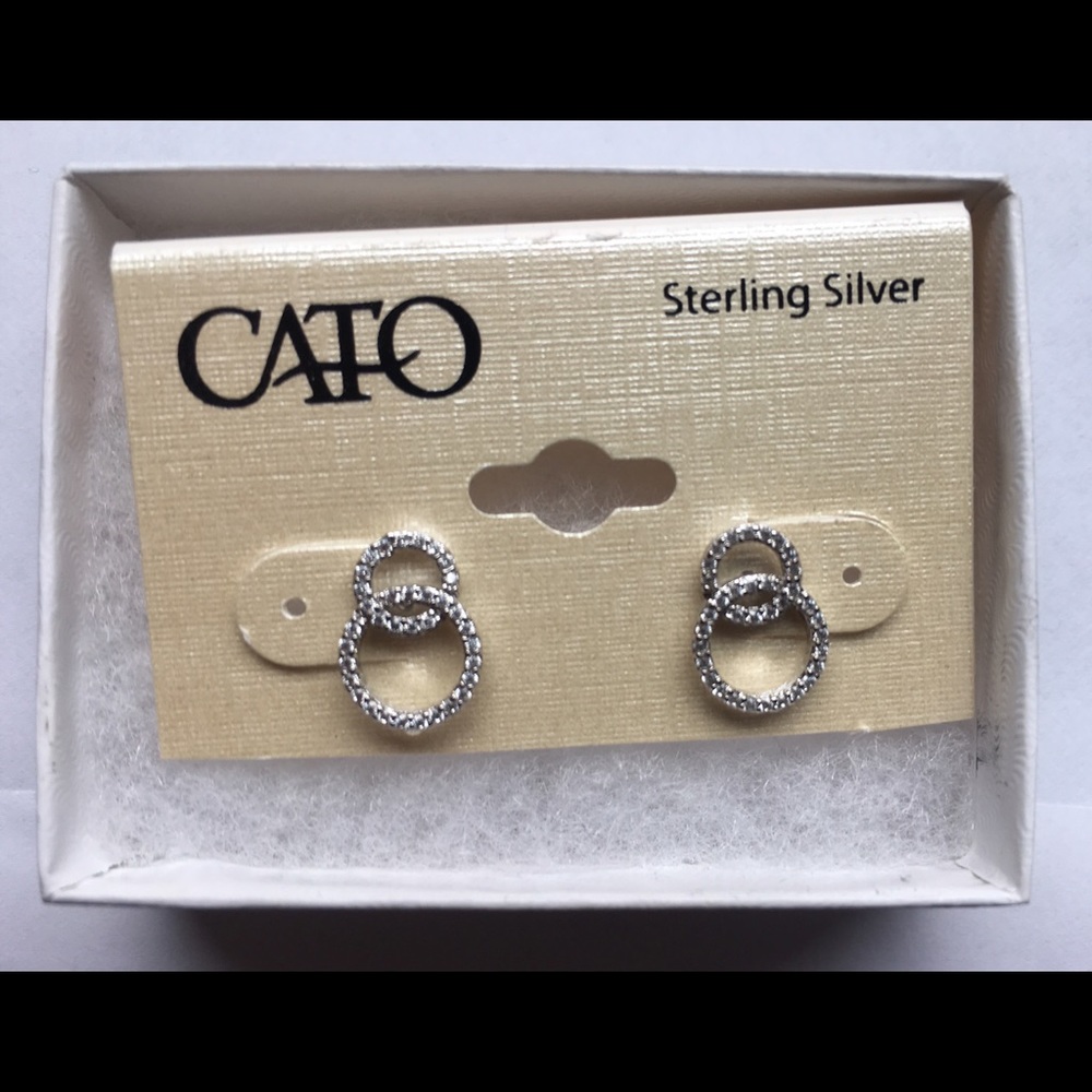 Cato sterling silver earrings