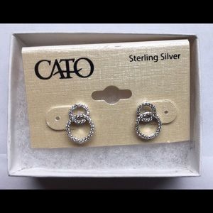 Cato sterling silver earrings