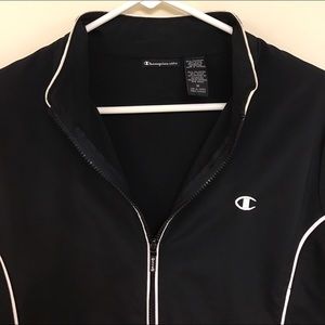Champion Athletic Zip Up Jacket Black