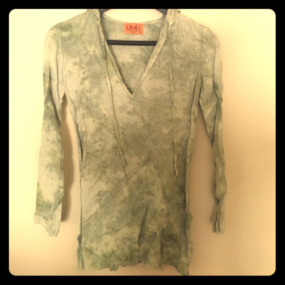 Juicy Couture hooded blouse