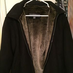 Perry Ellis Brown Faux Suede Jacket, Men's S