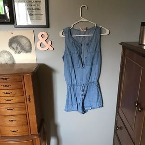 Chambray Romper