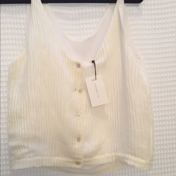 Designer White Tank - Picture 2 of 4