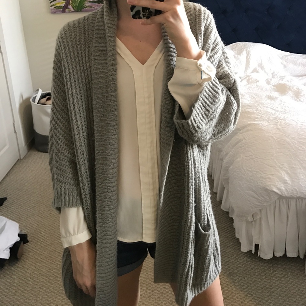 Knitted Grey Sweater