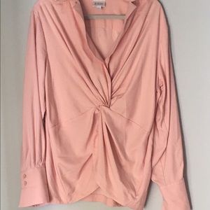 Byron Lars coral knot top
