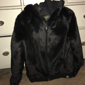Limited edition Victoria secret faux fur jacket