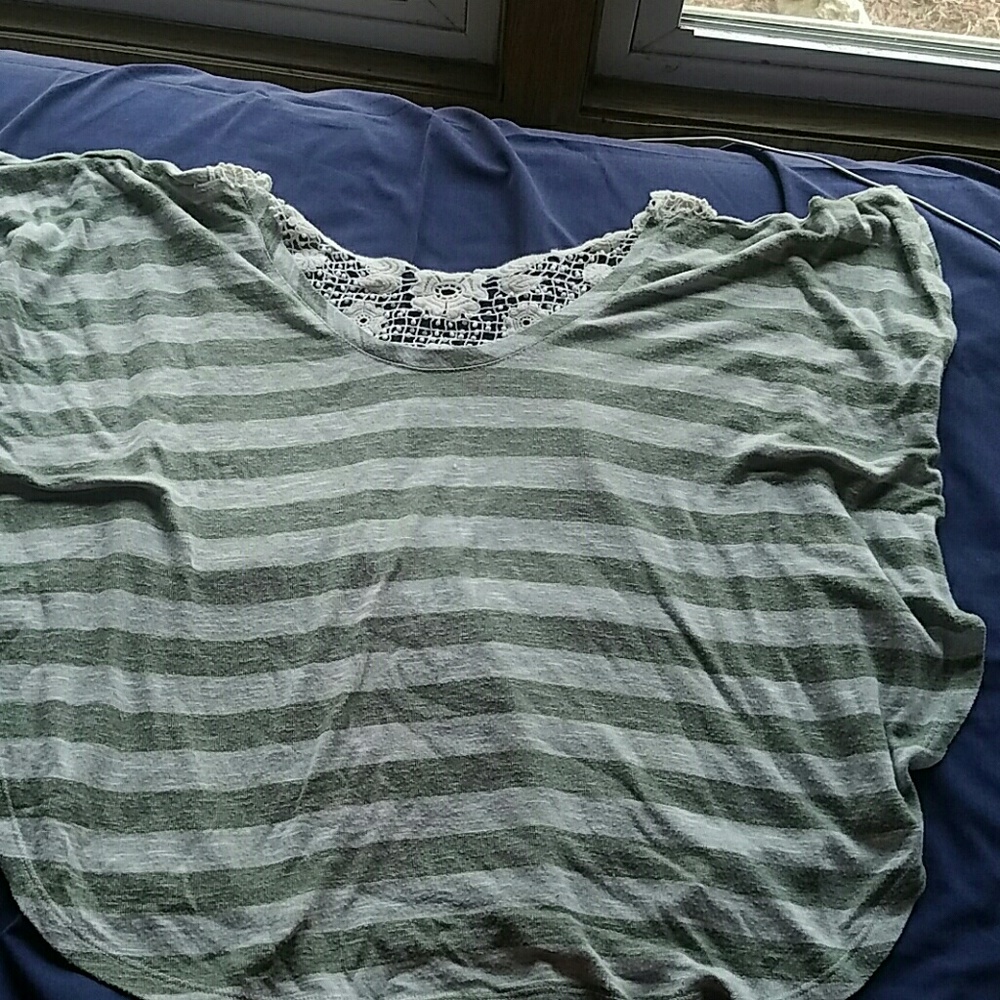 Self esteem Lace back shirt