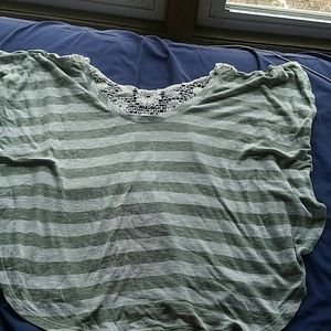 Self esteem Lace back shirt