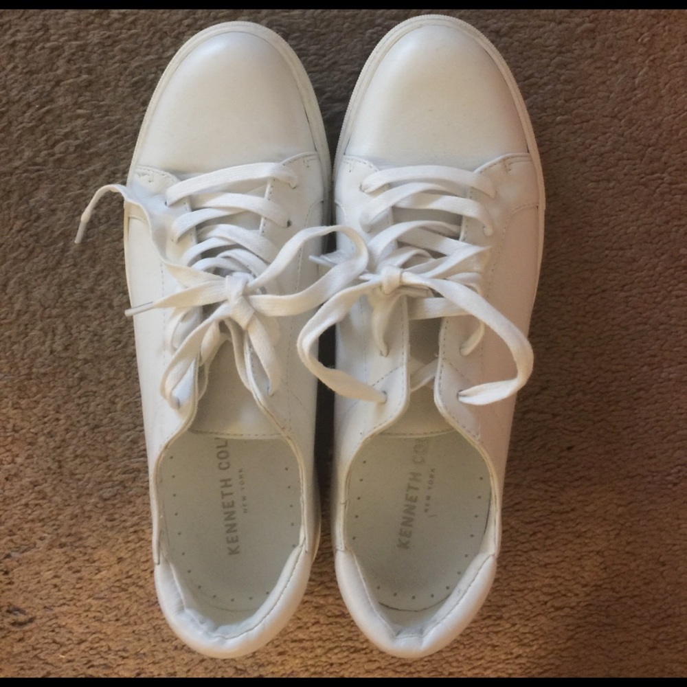 Kenneth Cole Leather Sneakers!