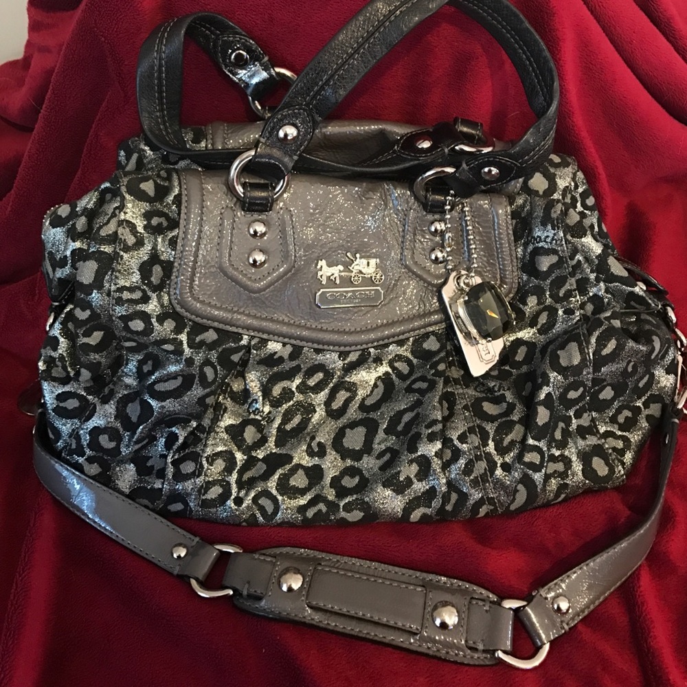 Coach Madison Audrey Ocelot Satchel 🦄