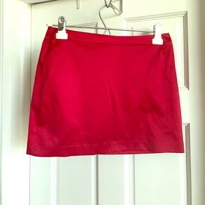 Mini red skirt!