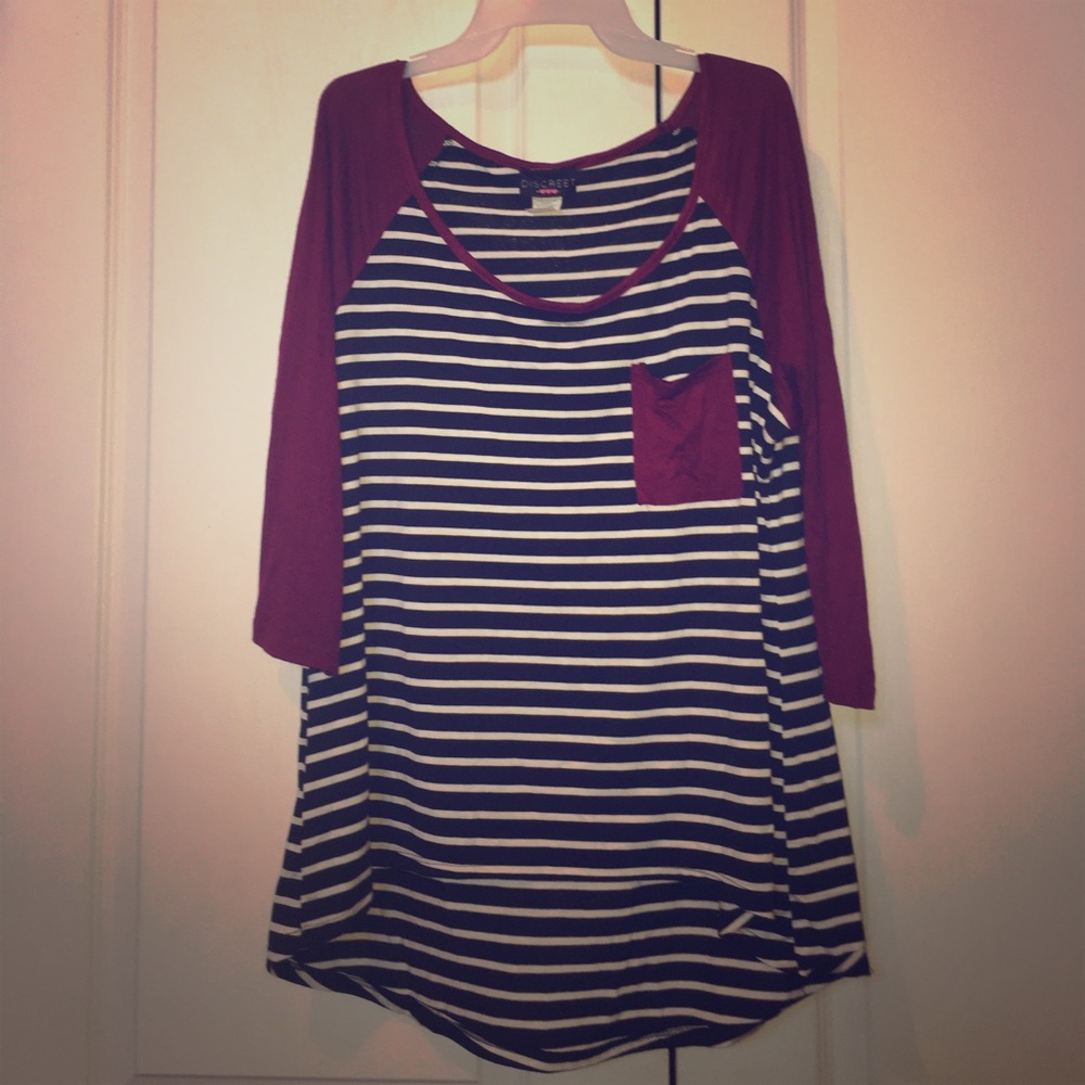 Striped Raglan Tee