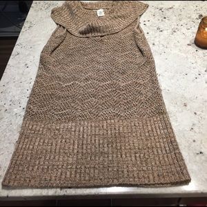 White House | Black Market Cowl sweater sleeveless