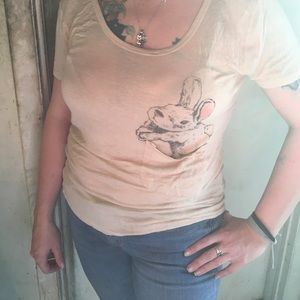 Cute animal graphic tee