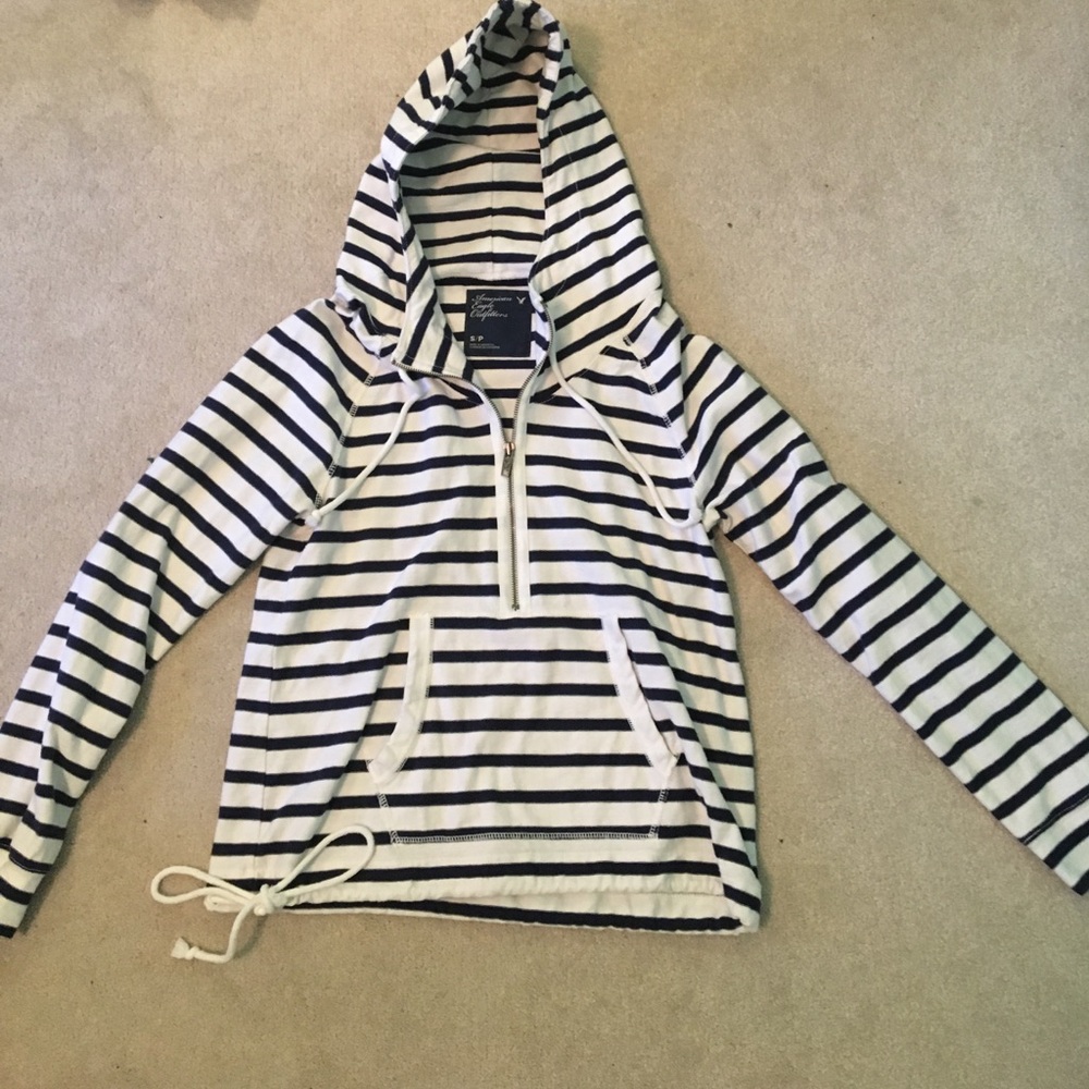 Striped hoodie