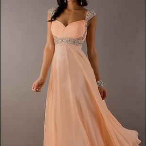 Peach Prom Dress