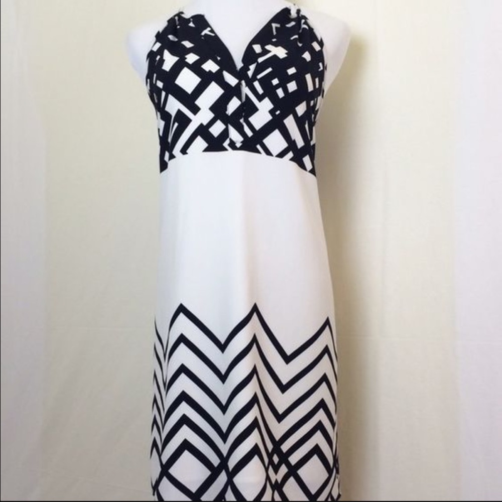 NWT- Black/White Dress